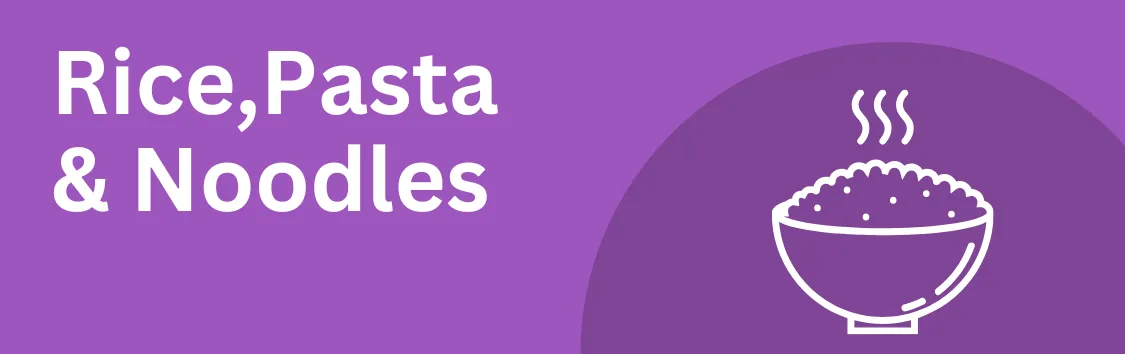 Rice, Pasta & Noodles