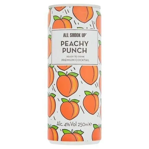 All Shook Up Peachy Punch 250ml