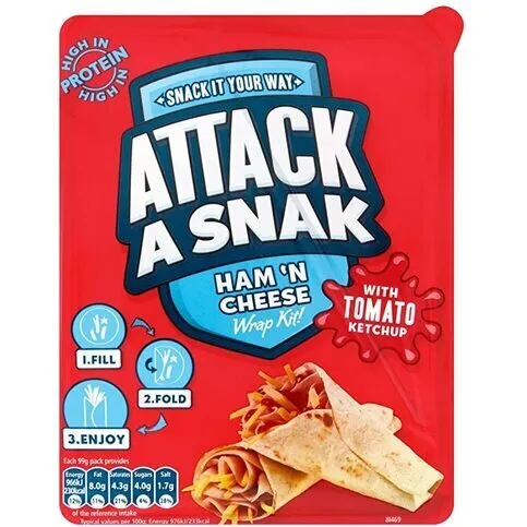 Attack a Snak Ham Wrap 99g