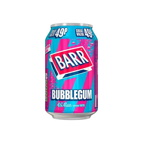 Barr Bubblegum 330ml Can