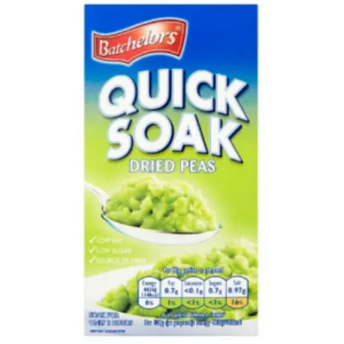 Batchelors Quick Soak Packet Peas 250g