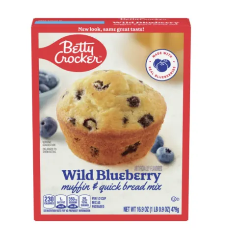 Betty Crocker Wild Blueberry 12 Muffin Mix