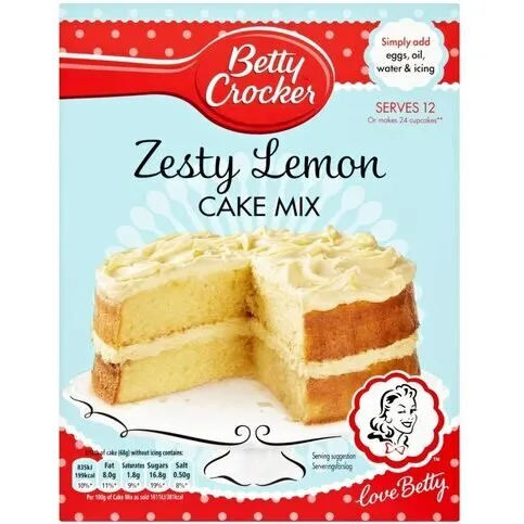Betty Crocker Zesty Lemon Cake Mix 425g
