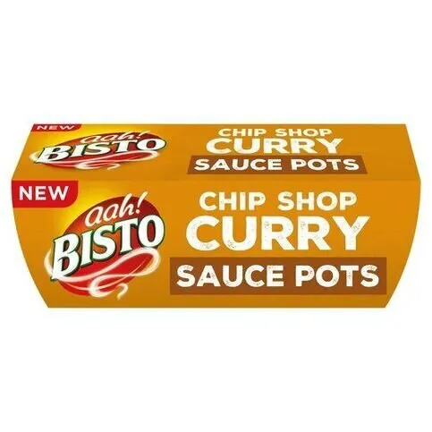Bisto Chip Shop Curry Sauce Pots 2x90g