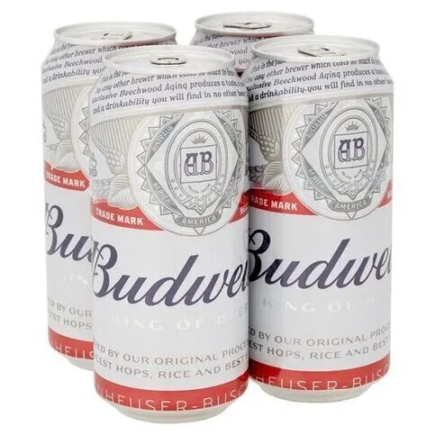 Budweiser 4x440ml cans