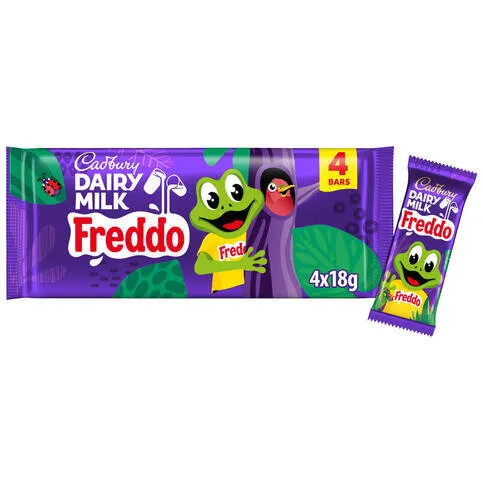 Cadbury Dairy Milk Freddo 4 Pack Multipack 72g