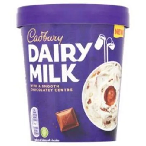 Cadbury Dairy Milk Ice Cream Tub 480ml