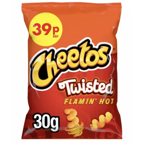 Cheetos Twisted Flamin' Hot Snacks, 30g