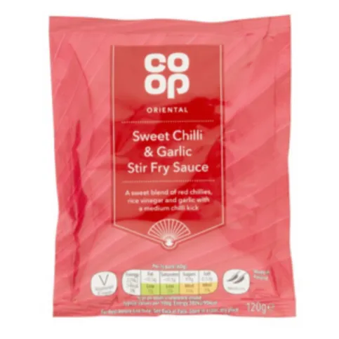 Co-op Chinese Menu Sweet Chilli & Garlic Stir Fry Sauce 120g