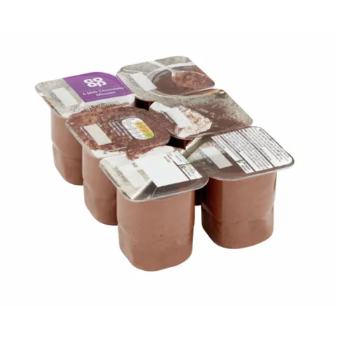 Coop Chocolate Mousse 6x60G