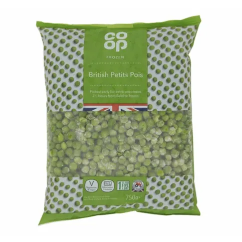 Co-op Frozen British Petits Pois 750g