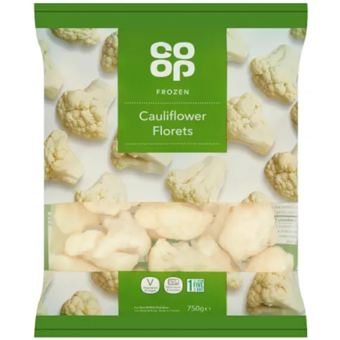 Co-op Frozen Cauliflower Florets 750g