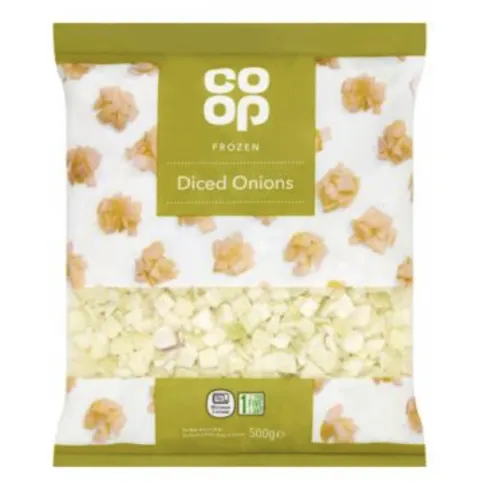 Co-op Frozen Diced Onions 500g