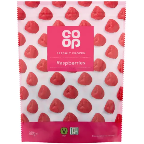 Co-op Frozen Raspberries 300g