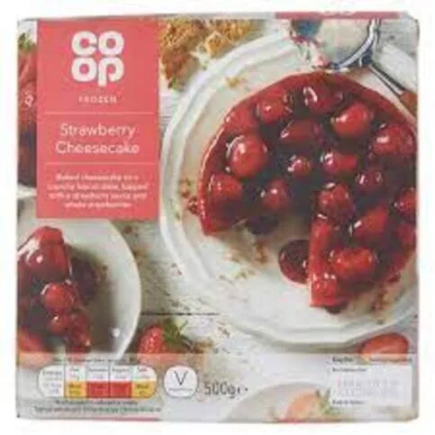 Co-op Frozen Strawberry Cheesecake 500g