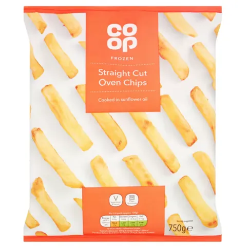Co-op Straight Cut Chips 750g