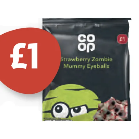 Coop Strawberry Zombie Mummy eyeballs