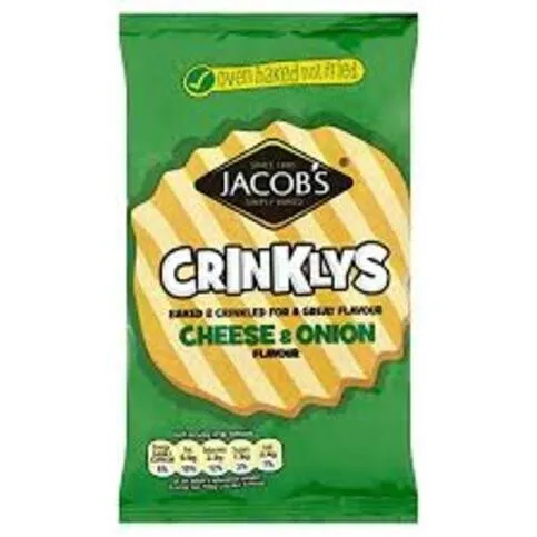 Crinklys 105g Cheese & Onion