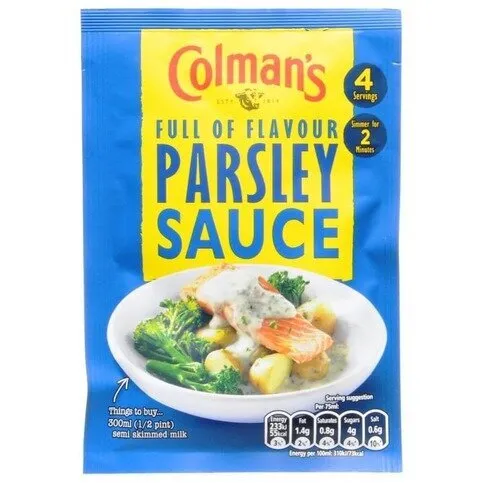 **END 09.22**Colman's Parsley Sauce