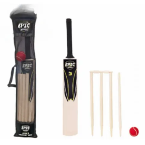 Epic Sport Size 3 Kids Cricket Set 7pc