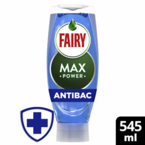 Fairy Max Power Eucalyptus Anti-Bacterial Washing Up Liquid 545ml