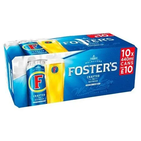Fosters 10x440ml Cans