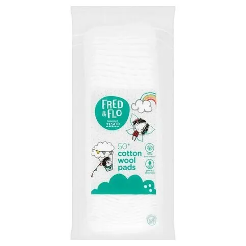 Fred & Flow Cotton Wool Square Pads
