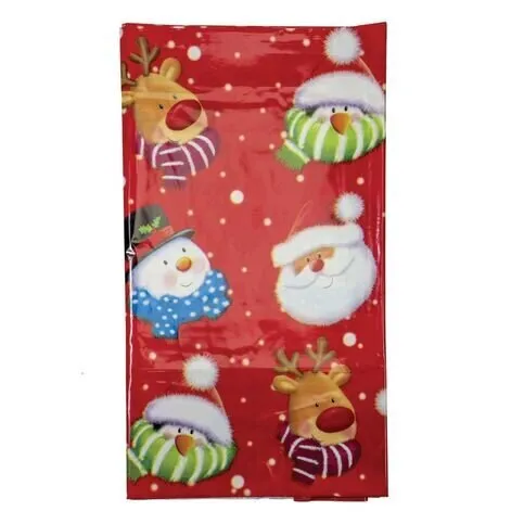 Giftmaker 180cm Plastic Traditional Kids Christmas Table Cover