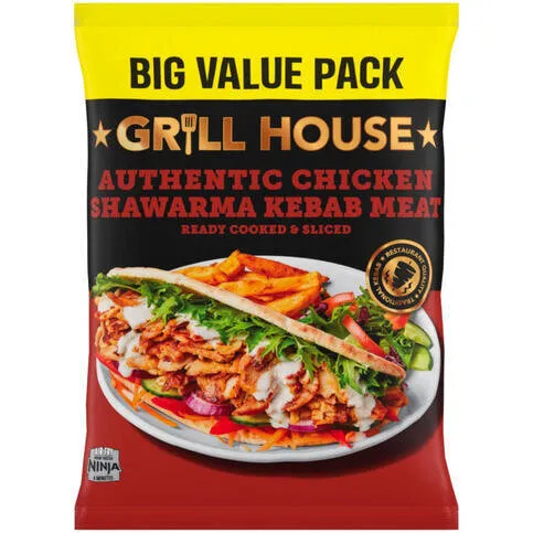 Grill House Chicken Shawarma Kebab Meat 750g