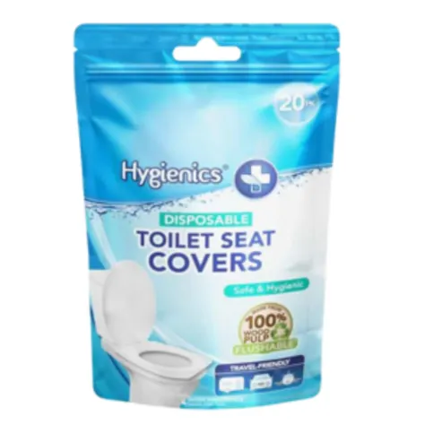 Hygienics Disposable Toilet Seat Covers 20 Pack
