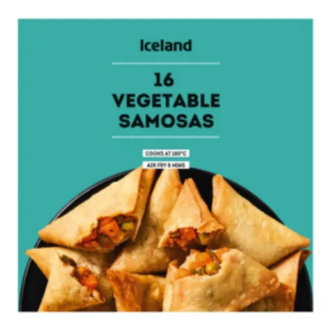 Iceland 16 (APPROX.) Vegetable Samosas 240g