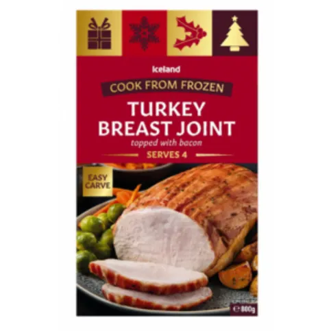 Iceland Turkey Breast Joint topped with Bacon 800g