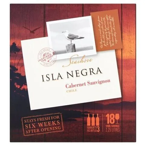Isla Negra Cabernet Sauvignon Boxed Wine 2.25L