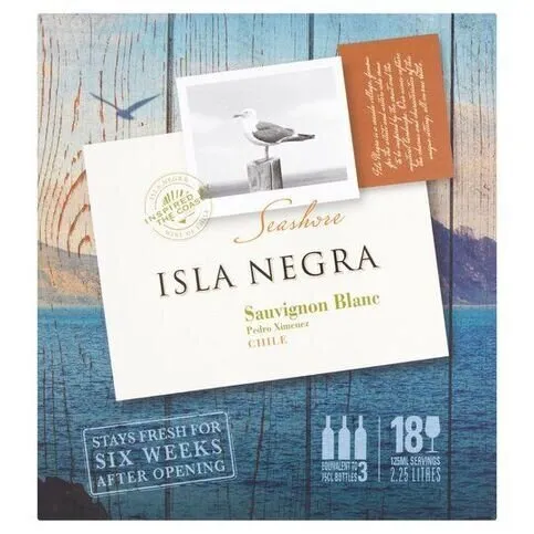 Isla Negra Sauvignon Blanc Boxed Wine 2.25L