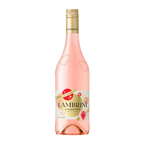 LAMBRINI STRAWBERRY LIGHTLY SPARKLING WINE 75CL