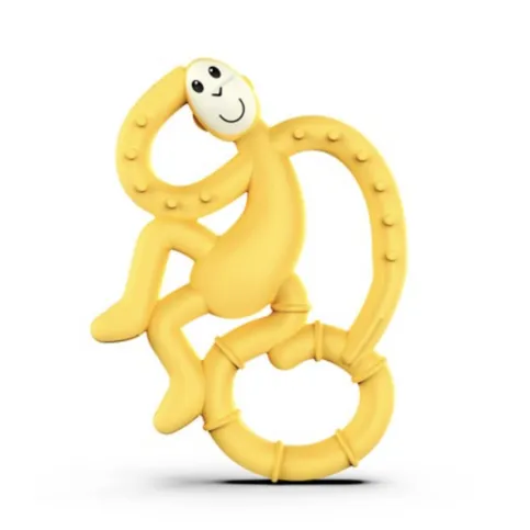 Matchstick Monkey Yellow Baby Teether