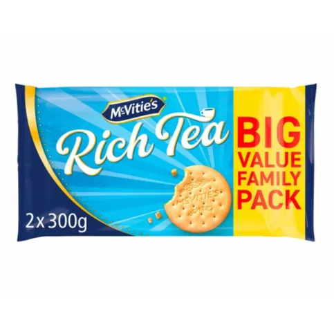 Mcvities Rich Tea Twin Pack 2 X 300G