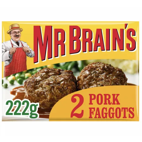 Mr Brain's 2 Pork Faggots 222g