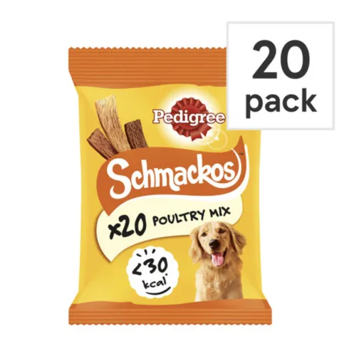 Pedigree Poultry Mix Schmackos 20 Pack 144G
