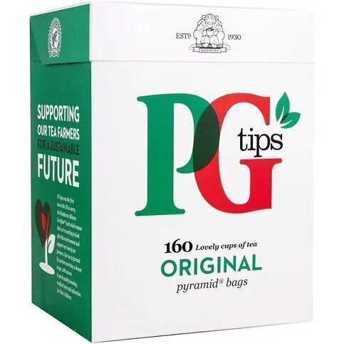 PG Tips 160 + 50 FREE Tea Bags 
