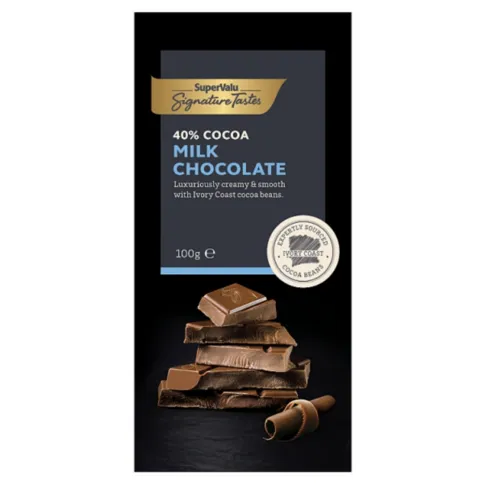 Signature Tastes 40% Cocoa Milk Chocolate Bar 100g