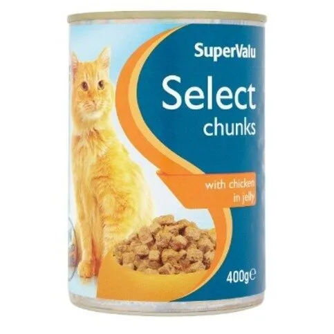 SuperValu Select Chunks with Chicken Cat Food (400 g)