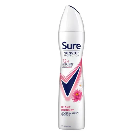Sure Nonstop Protection Anti-Perspirant Aerosol Bright Bouquet 