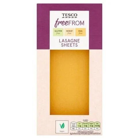 Tesco Free From Lasagne Sheets 250g