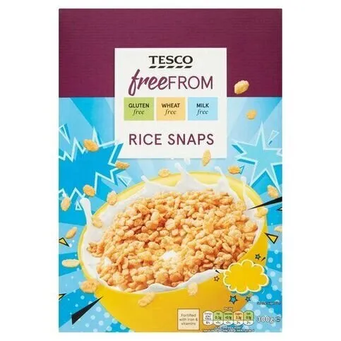 Tesco Free From Rice Snaps 300g