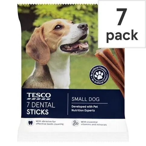 Tesco Smaller Dog 7 Dental Chews 110g