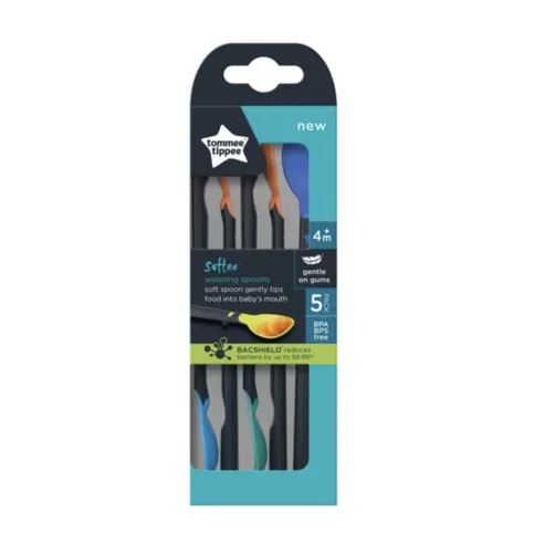 Tommee Tippee Weaning Spoons 4M+ 5Pack