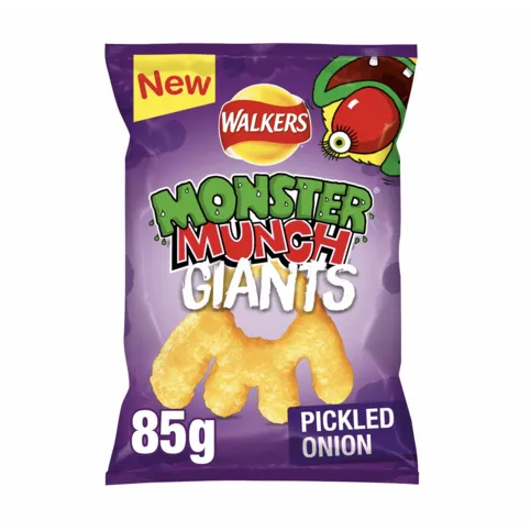 Walkers Monster Munch Giants Pickled Onion 72g