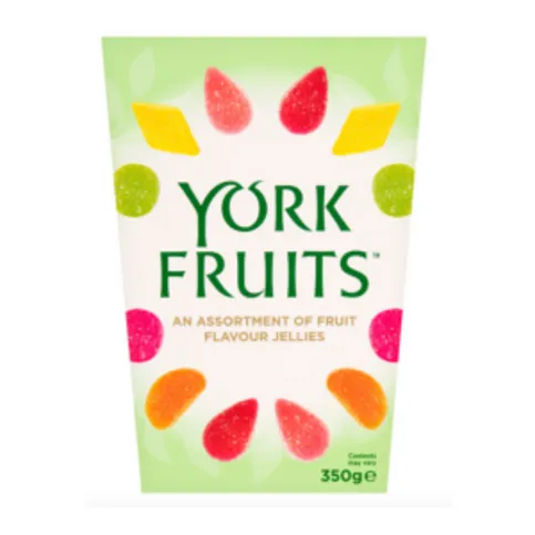 York Fruits - Assortment of Fruit Flavour Jellies 350g